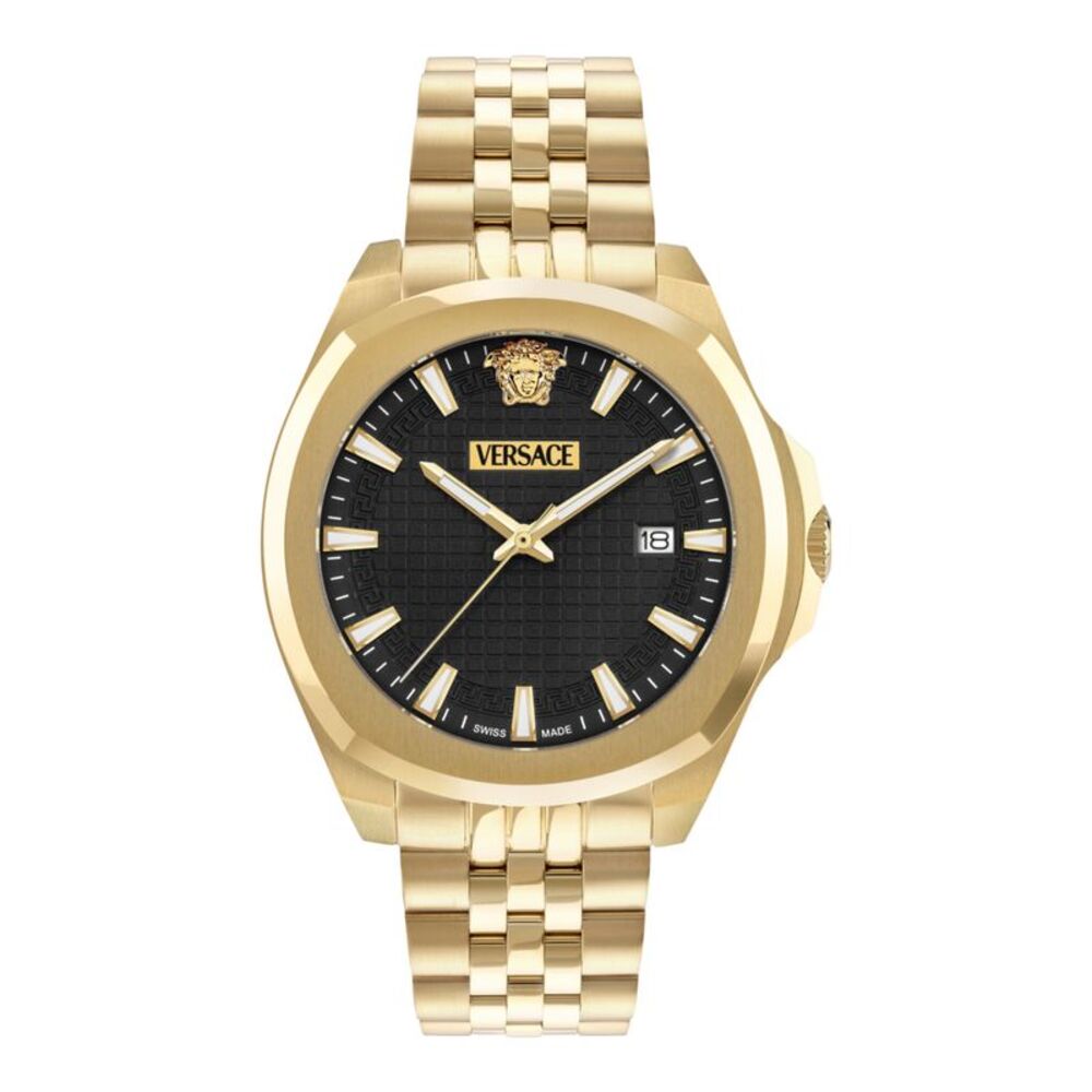 Versace Luxury Bracelet Watch Gold Mens
